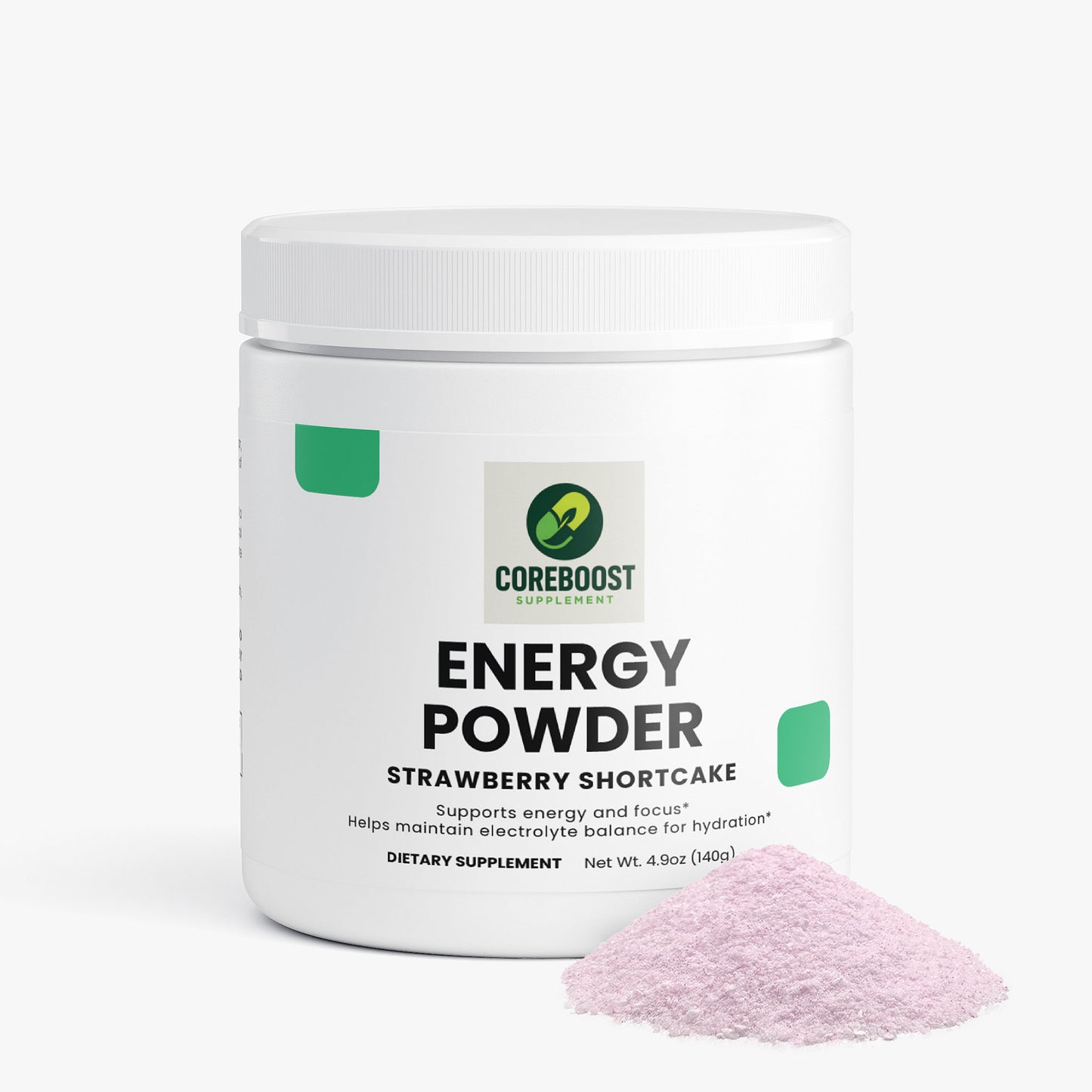 Pre-Workout Energy Powder (Strawberry Shortcake)