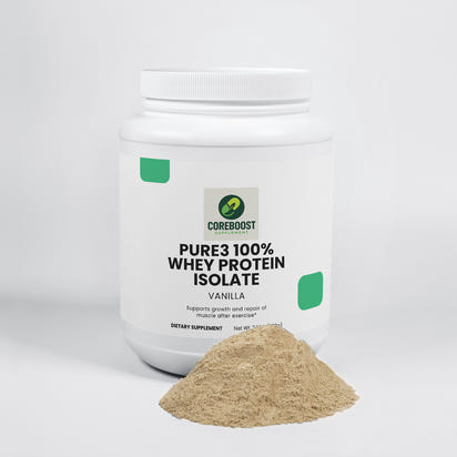 Pure3 100% Whey Protein Isolate (Vanilla)