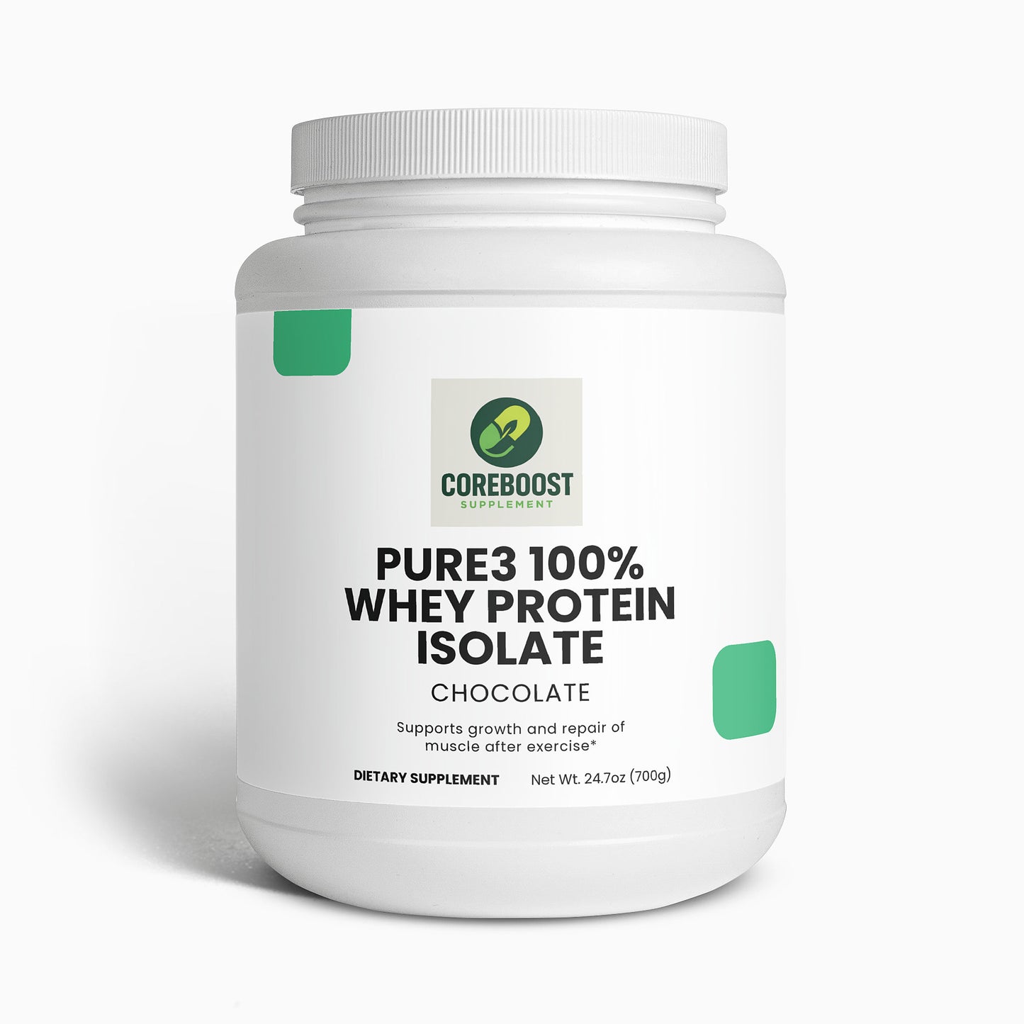 Pure3 100% Whey Protein Isolate (Chocolate)